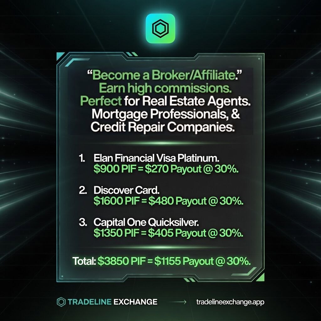 Broker/Affiliate payout example at 30% commission
